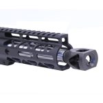 AR-15 9mm Cal Steel Micro Multi Port Muzzle Compensator (Gen 2)