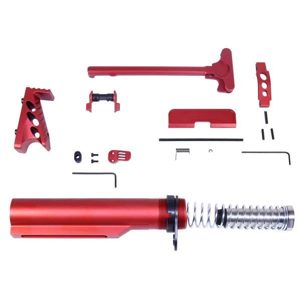 AR-15 Accessory Accent Kit (Anodized Red)