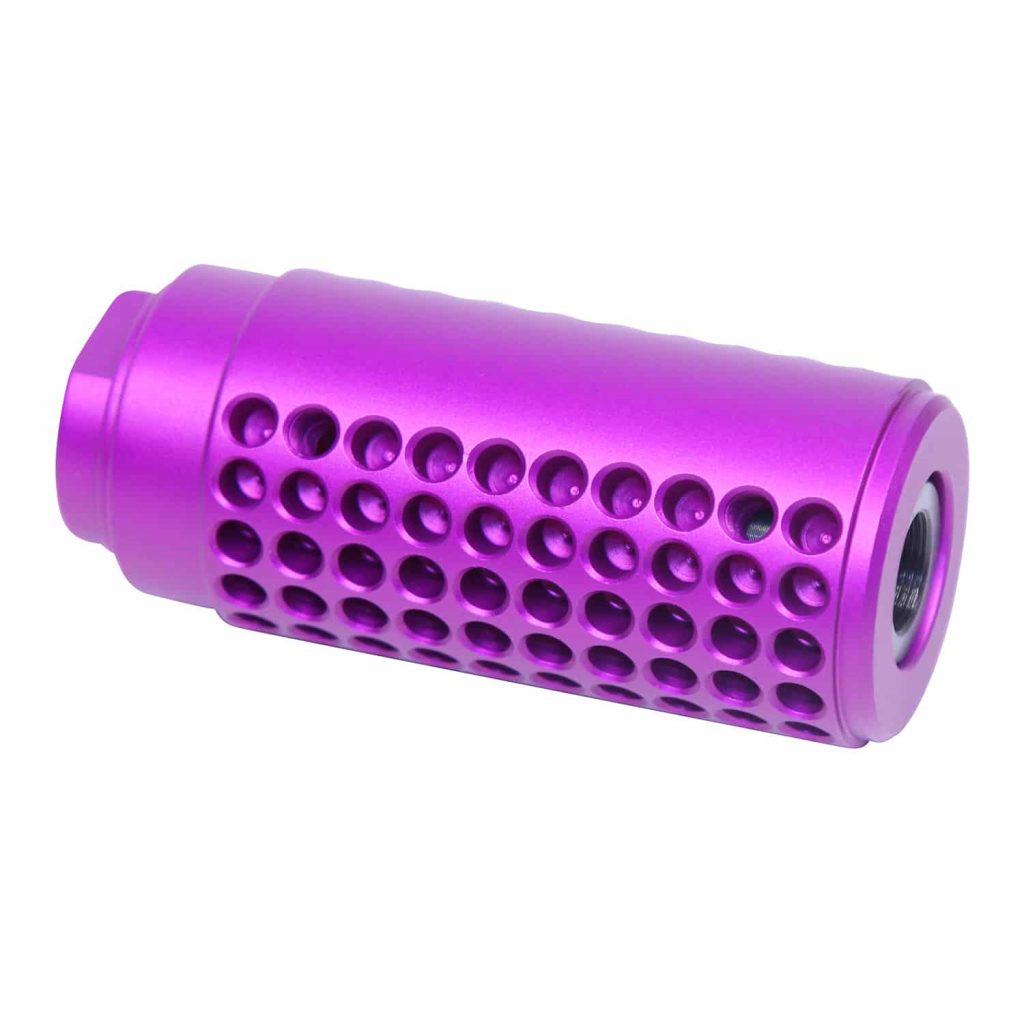 AR-15 Micro Over Socom Style Fake Suppressor (Gen 2) (Anodized Purple)