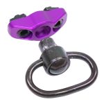 QD Swivel With Adapter For M-LOK System (Gen 2) (Anodized Purple)