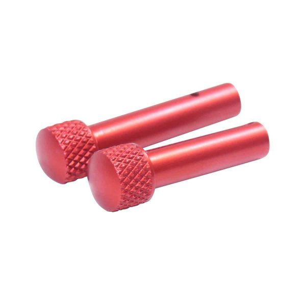 AR 5.56 Cal Extended Takedown Pin Set (Gen 2) (Anodized Red)