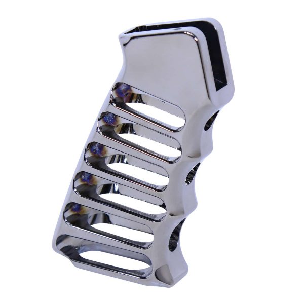 Ultralight Series Skeletonized Aluminum Pistol Grip (Black Chrome)