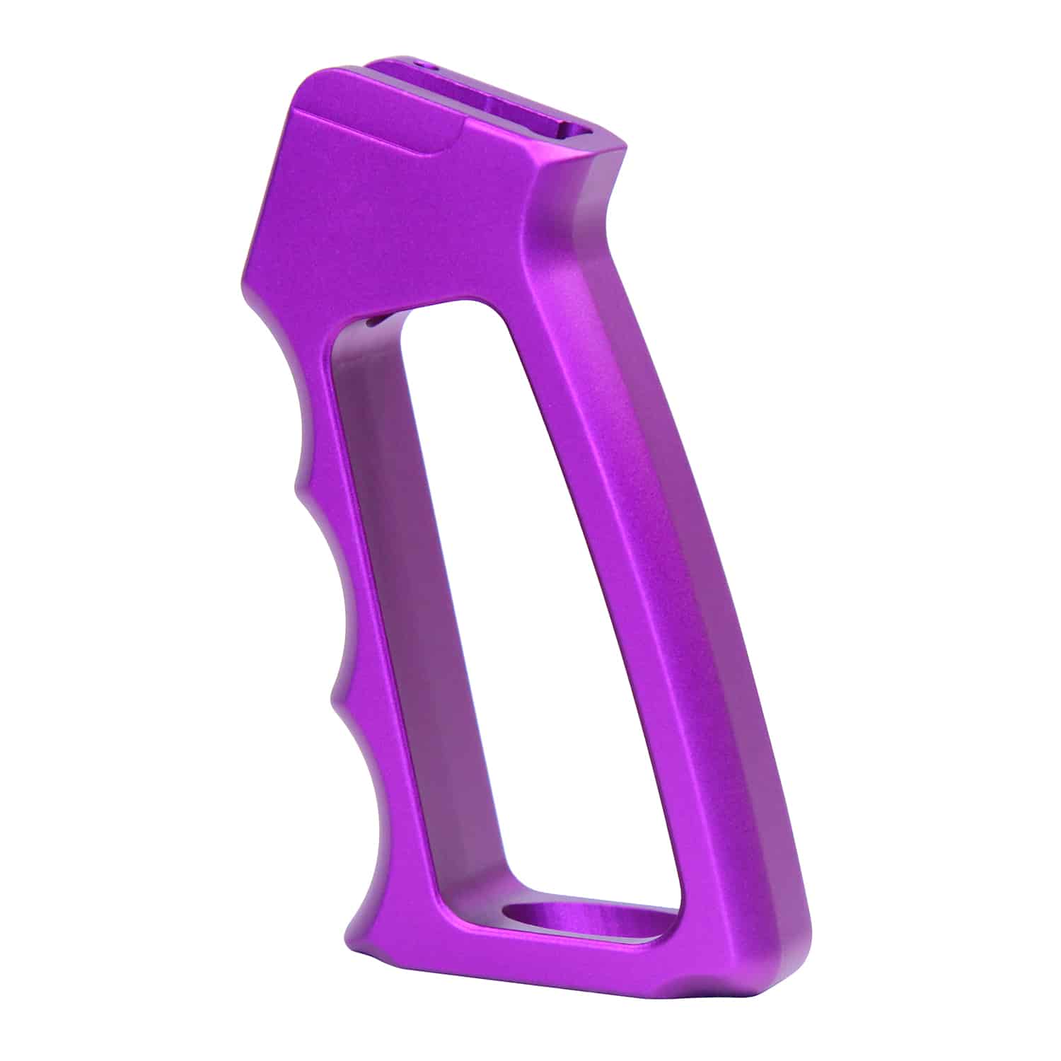 Ultralight Series Skeletonized Aluminum Pistol Grip (Gen 2) (Anodized Purple)