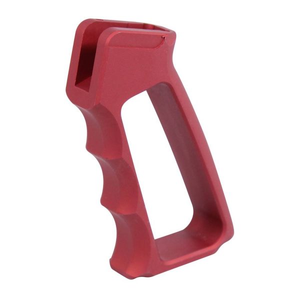 Ultralight Series Skeletonized Aluminum Pistol Grip (Gen 2) (Anodized Red)