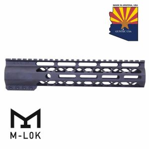 Guntec USA 10-inch AIR-LOK M-LOK Free Floating Handguard with Monolithic Top Rail.