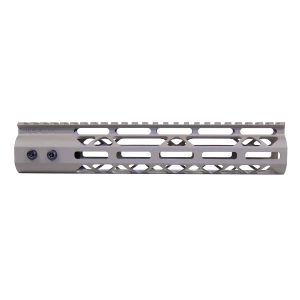 Guntec USA 10 M-LOK Handguard in Flat Dark Earth with Top Rail.