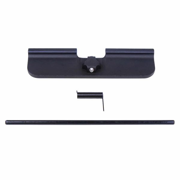 AR-10 LR-308 Gen 3 Ejection Port Dust Cover Kit in Anodized Black.