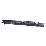 AR-15 5.56 complete upper kit with extended M-LOK handguard and Hell Fire muzzle device.