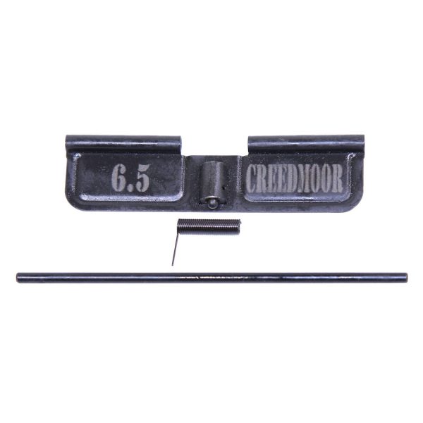 Guntec USA AR-15 6.5 Creedmoor dust cover assembly on white background.