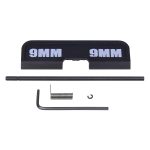 AR-15 Ejection Port Dust Cover Assembly, 9MM, Anodized Black.
