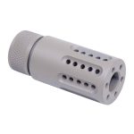 Guntec USA AR-15 9mm Muzzle Brake in Flat Dark Earth.