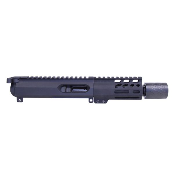 AR-15 9mm caliber complete micro upper conversion kit with M-LOK handguard.