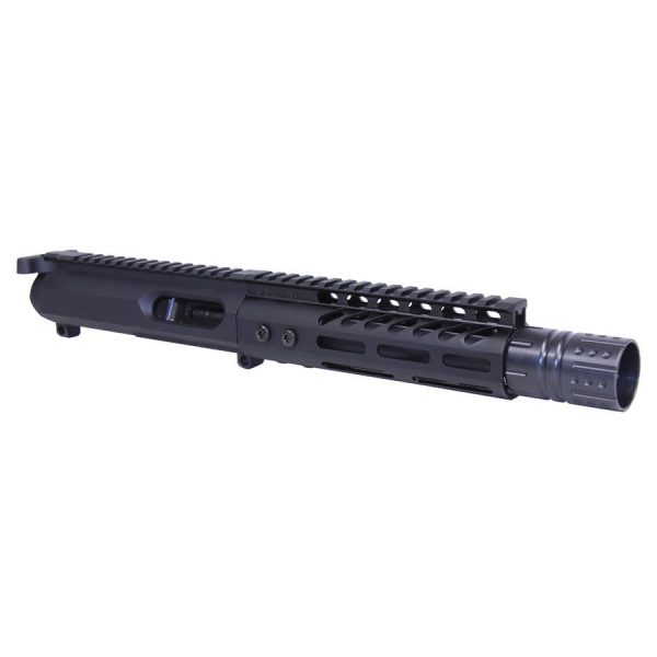 AR-15 9mm upper receiver kit with Hell Fire muzzle and M-LOK handguard.