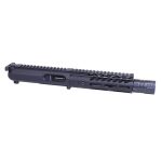 AR-15 9mm Complete Upper Receiver with M-LOK Handguard and Hell Fire Muzzle.