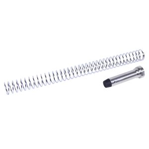 AR-15 heavy buffer and spring set on white background.