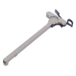 AR-15 ambidextrous charging handle in flat dark earth finish.