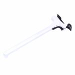 Arctic White AR-15 Charging Handle with Ambidextrous Latch.