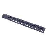 Guntec USA 15 AIR-LOK M-LOK Free Floating Handguard, Anodized Black.