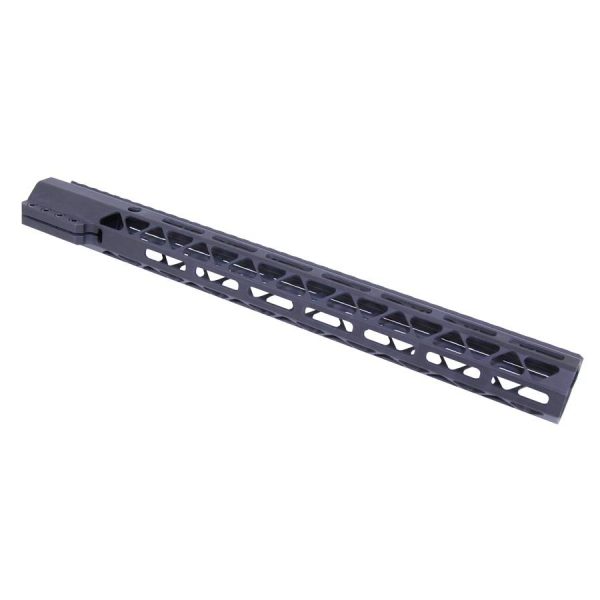 Guntec USA 15 AIR-LOK M-LOK Free Floating Handguard, Anodized Black.