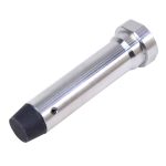 AR-15 stainless steel H2 heavy buffer with protective black tip and hex grip.