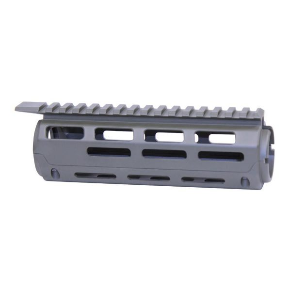 Guntec USA 7 AR-15 M-LOK Free Floating Handguard in OD Green.