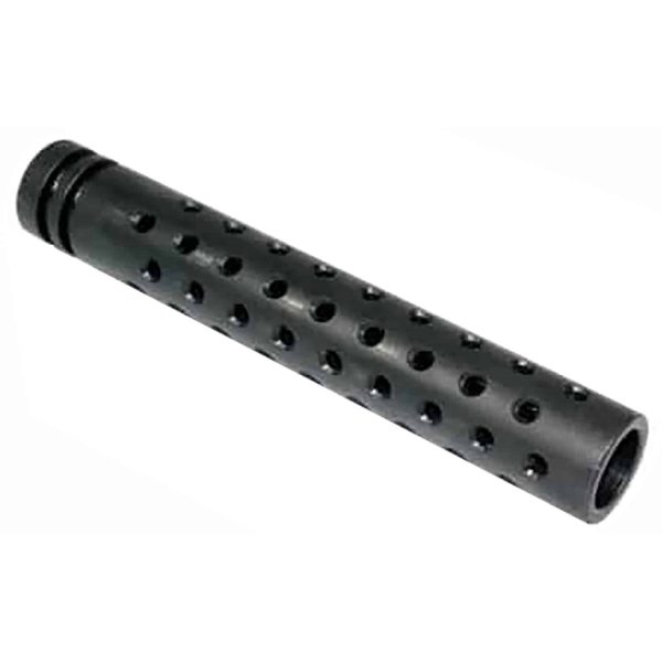 AR-15 5.5-inch Black Muzzle Brake with Precision Ports.