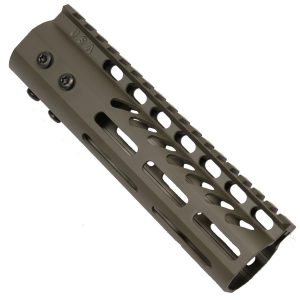 7-inch Guntec USA OD Green M-LOK Free-Floating Handguard for AR-15.