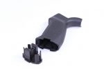 AR-15 Tactical Assault Polymer Grip with ergonomic design and storage capability.