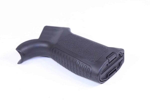 Ergonomic AR-15 Tactical Polymer Grip in Black by Guntec USA.