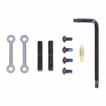 Tungsten AR-15 anti-rotation trigger hammer pin set for enhanced firearm stability.