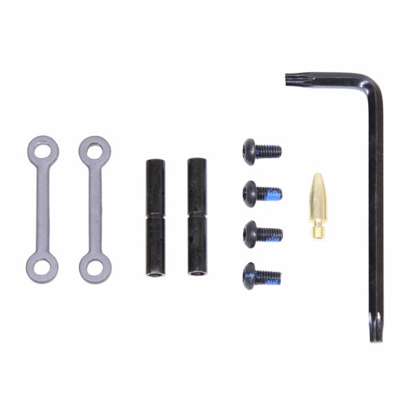 Tungsten AR-15 anti-rotation trigger hammer pin set for enhanced firearm stability.