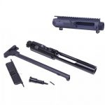 AR-15 upper receiver kit components, detailed layout on white background.