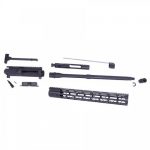 AR-15 upper receiver kit with Modlite M-LOK handguard on white background.