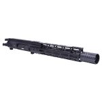 AR-15 10.5-inch complete upper with M-LOK handguard and Hell Fire muzzle device.