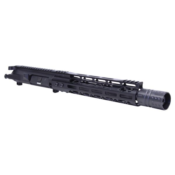 AR-15 10.5-inch complete upper with M-LOK handguard and Hell Fire muzzle device.