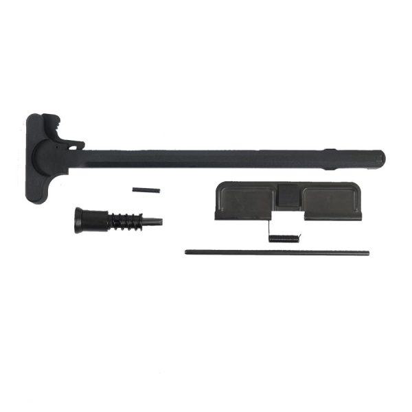 AR-308 upper receiver kit components on white background.