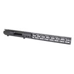 Guntec USA AR .308 billet upper and 15 M-LOK handguard set in OD Green.