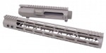 Guntec USA AR .308 billet upper receiver and M-LOK handguard in flat dark earth.