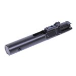 Guntec USA 9mm AR Bolt Carrier Group, Nitride MIL-SPEC on White Background.