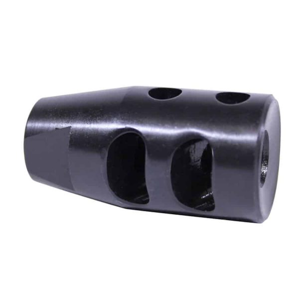 Guntec USA AR 9mm Steel Muzzle Brake with Multi Port Design.