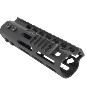 Guntec USA 2-inch Black Anodized M-LOK Accessory Rail for AR-style Firearms.