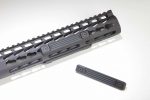 Guntec USA KeyMod Neoprene Grip Panels, 3-piece kit in black.