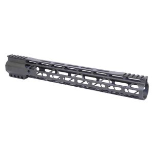 Guntec 15-inch OD Green M-LOK Free Floating AR Handguard with Picatinny Rail.