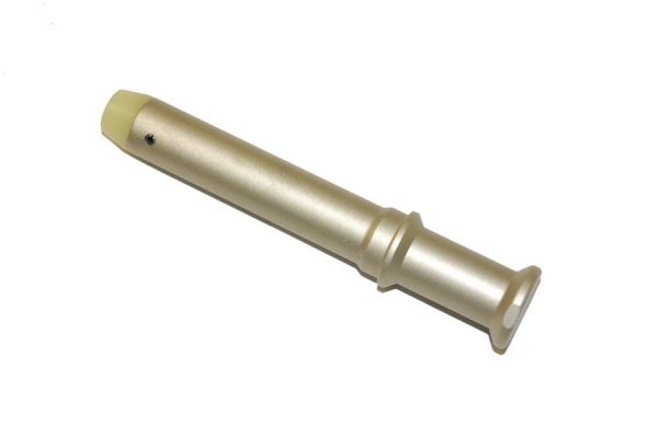 Gold-toned AR-10/LR-308 buffer component for .308 caliber firearms with precision design.