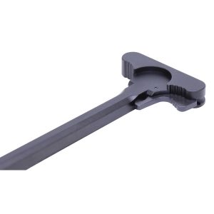 Gen 2 AR-10/LR-308 charging handle, textured grip, matte finish, precision-machined, durable metal.
