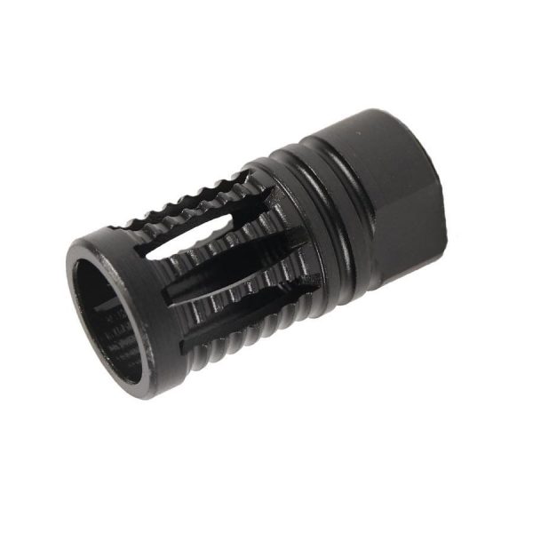 AR-15 A2 Birdcage Flash Hider, Guntec USA, precision-engineered with ribbed design.