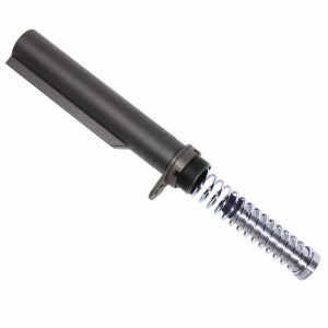 AR-15 Mil-Spec Buffer Tube Assembly for Recoil Management and Stock Attachment.