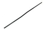 Black nitride AR-15 gas tube, carbine length, corrosion-resistant for improved rifle performance.