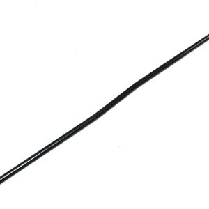 Black nitride AR-15 gas tube, carbine length, corrosion-resistant for improved rifle performance.