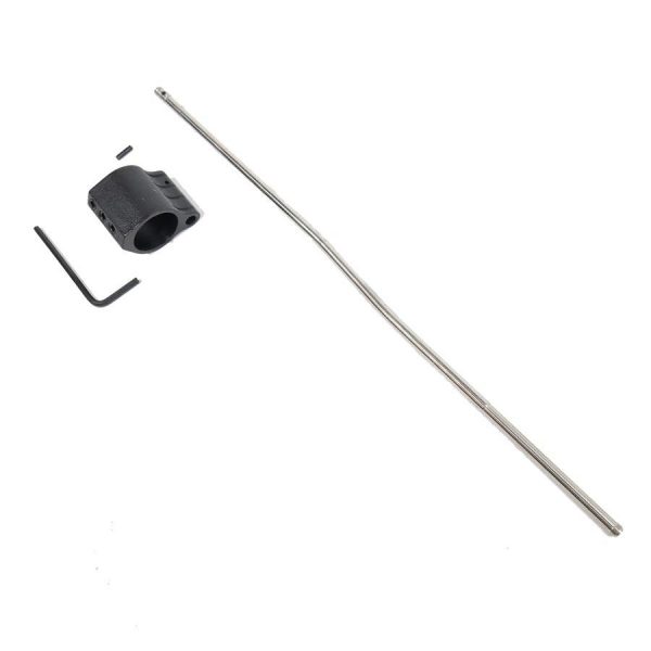 AR-15 Steel Low Profile Gas Block With Carbine Length Gas Tube